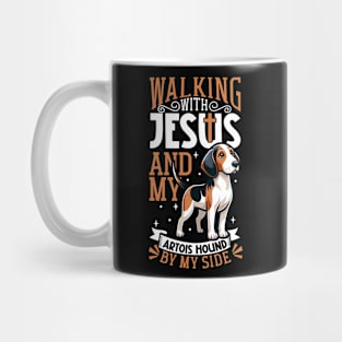 Jesus and dog - Artois Hound Mug